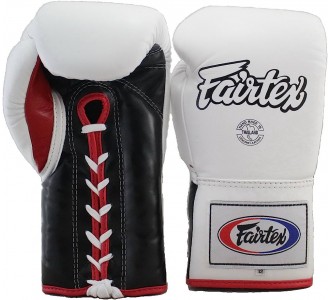 Перчатки боксерские Fairtex (BGL-7 white/black/red)